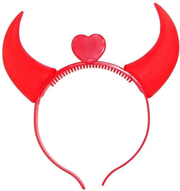 SYGA Devil Hair Band Red Party Glow Ornament  (Pack of 1)