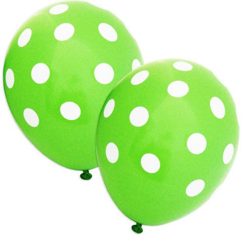 TIGER Printed 50180 Balloon  (Green, Pack of 10)