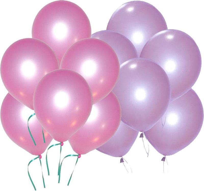 Ishant Creation Solid balloon1043 Balloon  (Pink, Purple, Pack of 100)
