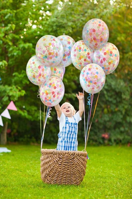 firstbuy Solid Confetti Balloon For Birthday,Anniversary,Wedding Party Decor Balloons -h25 Balloon  (Multicolor, Pack of 10)