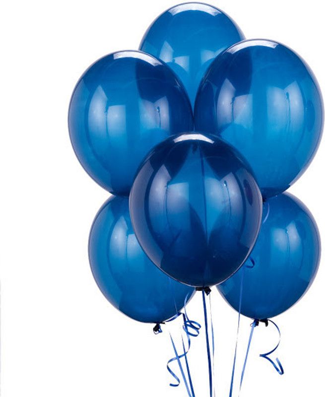 TIGER Solid 50016 Balloon  (Blue, Pack of 50)