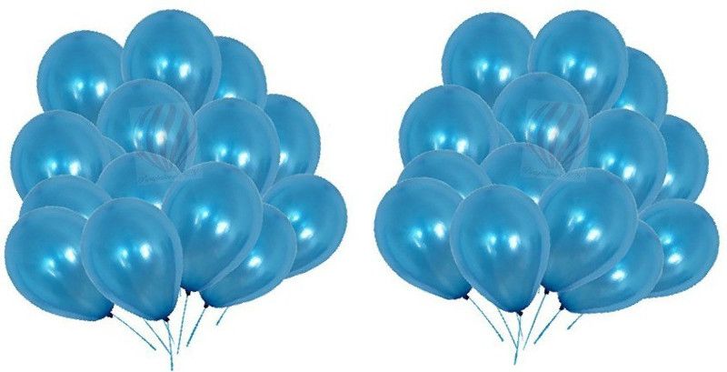 PartyballoonsHK Solid Metallic Blue Birthday Party Decoration ( Pack Of 150) Balloon  (Blue, Pack of 1)