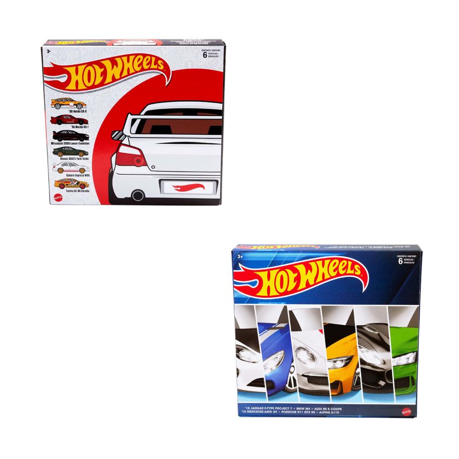 6 Pack ​Hot Wheels Themed Car Culture - Assorted