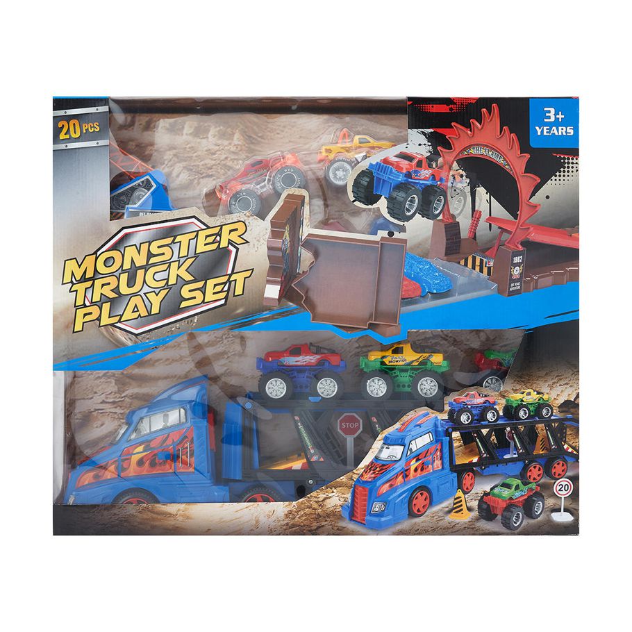 20 Piece Monster Truck Playset