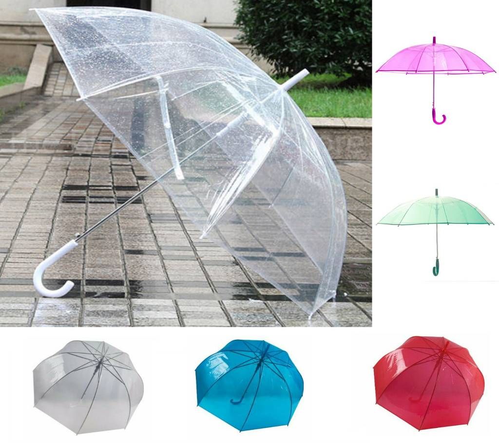 Transparent Umbrella For Kids with attach whistle