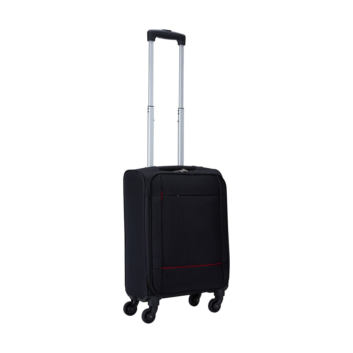 46cm 4-Wheel Central Soft Case - Black