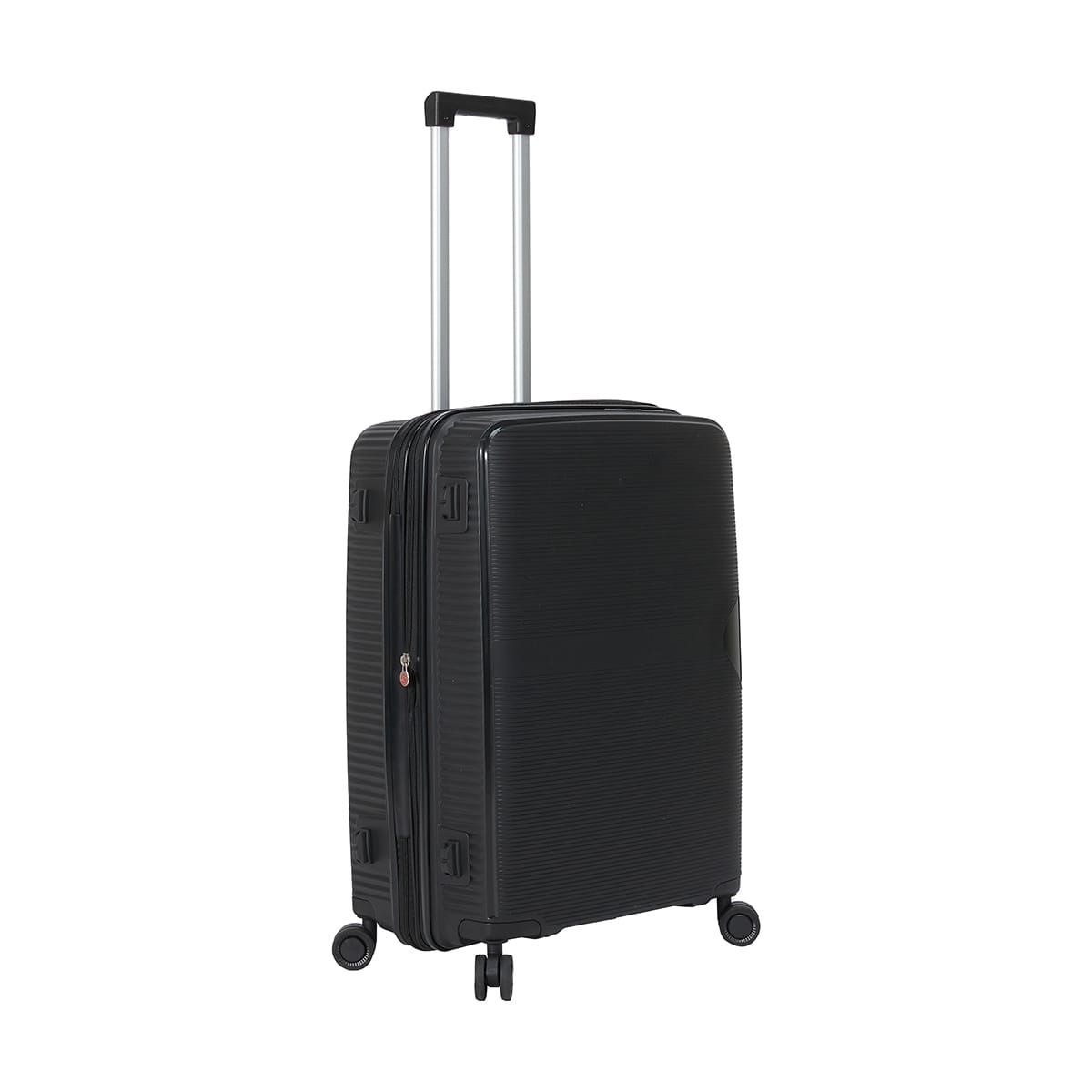 61cm Premium 8 Wheels Hard Case - Black
