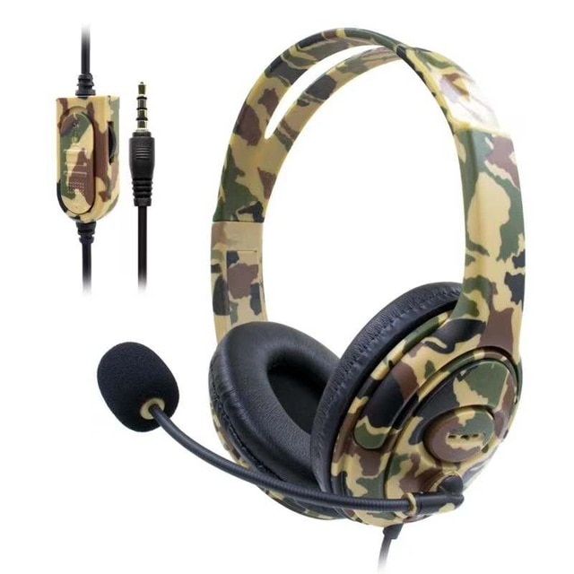 For PS4 Wired Gaming Headset Headphones Earphones with Microphone for PlayStation 4 PS4 X-ONE PC Phone and Laptop