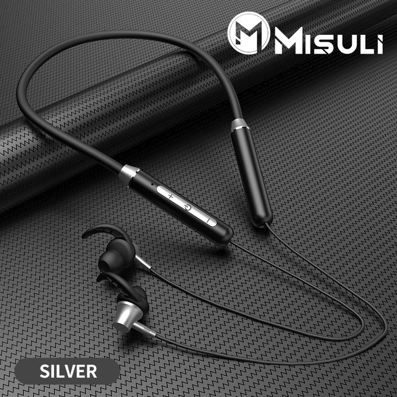 BL-05 Neck Hanging Bluetooth Earphone Waterproof Sweatproof 3D Stereo Dual  HIFI Music Sport Headset Handfree  Wireless Headphone with Mic