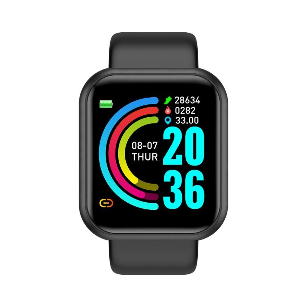 2020 Sport Smartwatch Blood Pressure Heart Rate FitenessTracker Men Women Kids Smart Clock For Android IOS Smart Watch Round