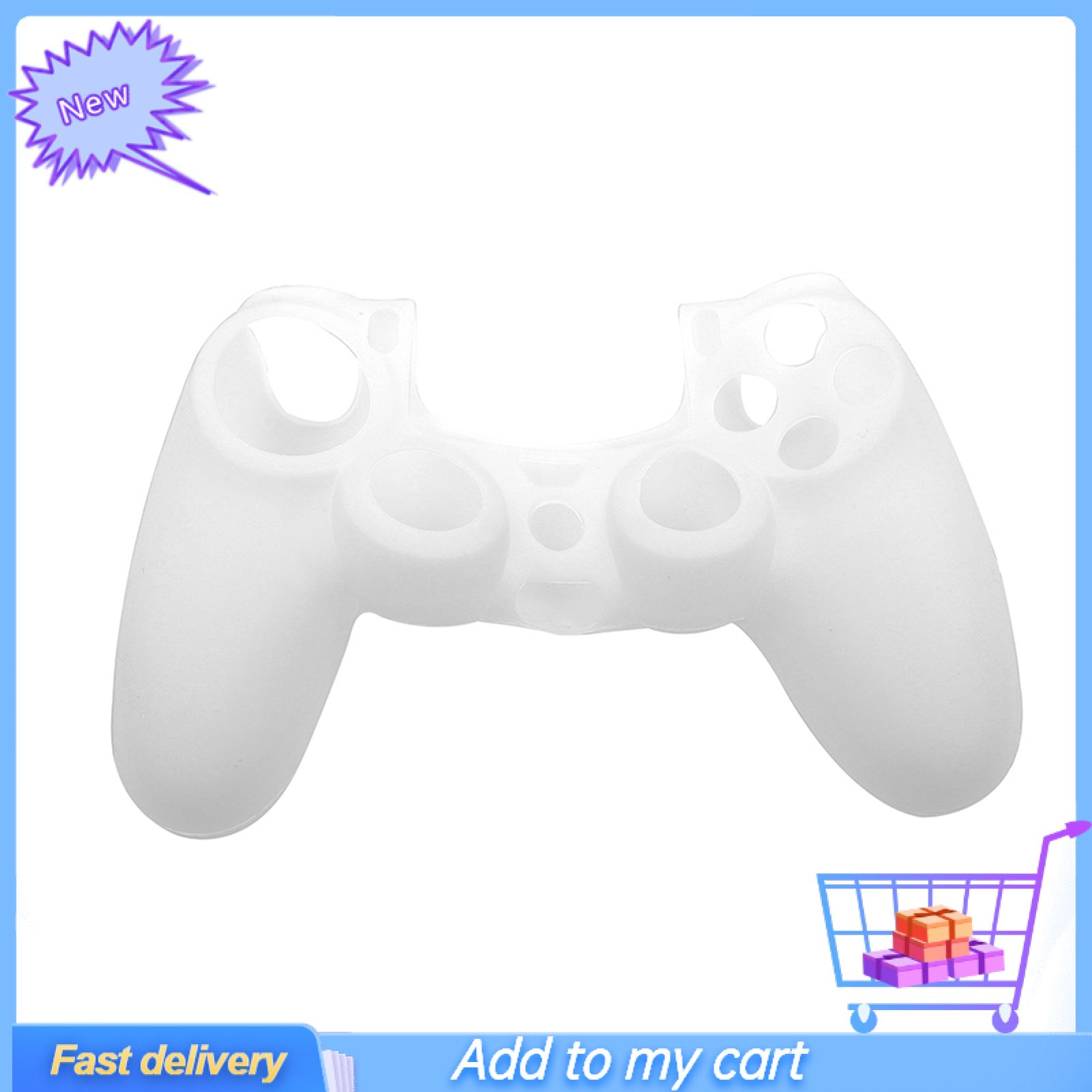 Silicone Skin Case Anti-Dust Protective Cover for Playstation 4 PS4 Controller