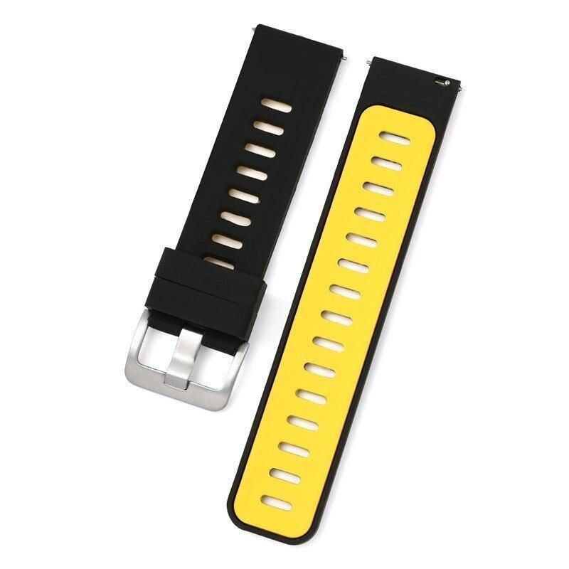 22mm Silicone Smart Wtach Strap For  Zeblaze - Ares 2, Stratos, GTR 2, Thor 6, Thor 5, Thor 5 Pro, zeblaze Neo 2, zeblaze Neo 3 (Only Strap)