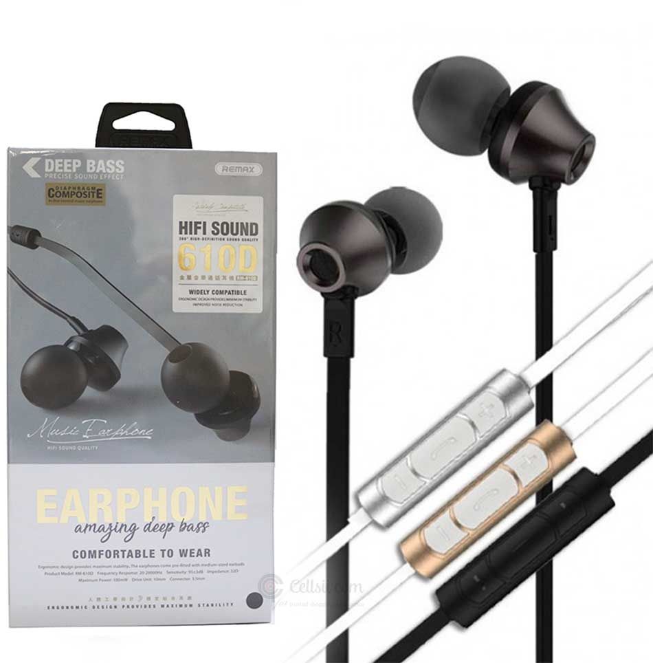 Remax RM 610D In-Ear Headphone