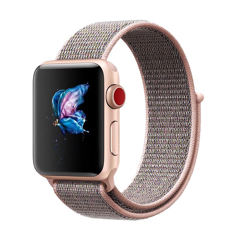 Nylon Watchband for Apple Watch 38/40mm Watch Strap Bracelet for iWatch Replacement Band