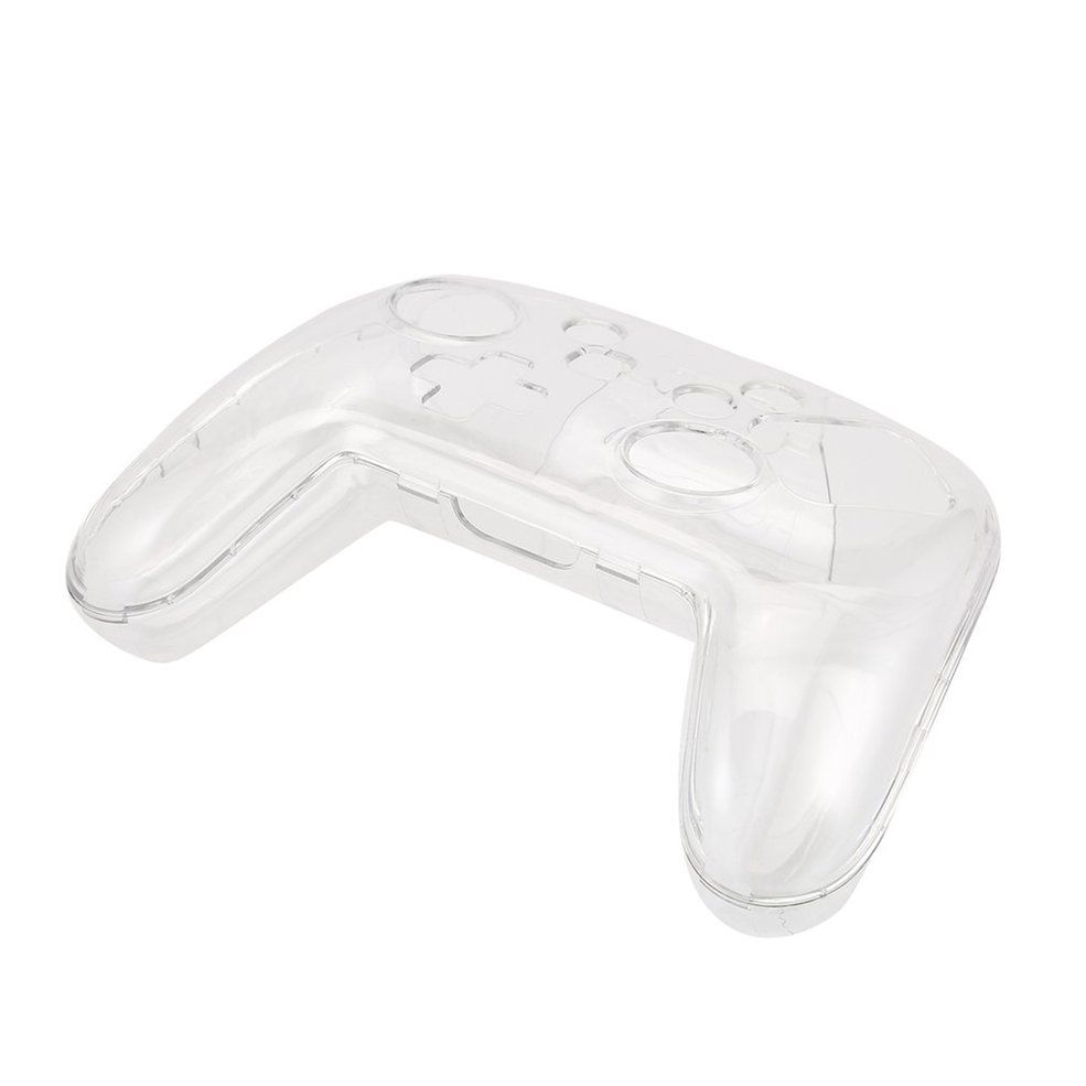 KJH Transparent Clear Crystal Case Hard Controller Shell For PS4 Controller-transparent