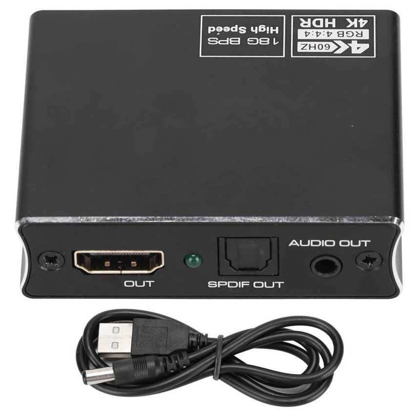 HDMI Stereo Audio Extractor Converter Optical L/R SPDIF Analog Splitter Adapter