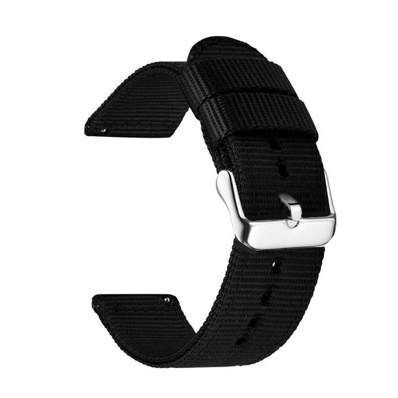 Nylon 18mm 20mm 22mm Watchband  for Samsung Galaxy Watch 46mm 42mm Gear S3 S2 Sport Watch Strap Replacement for Amazfit Bip