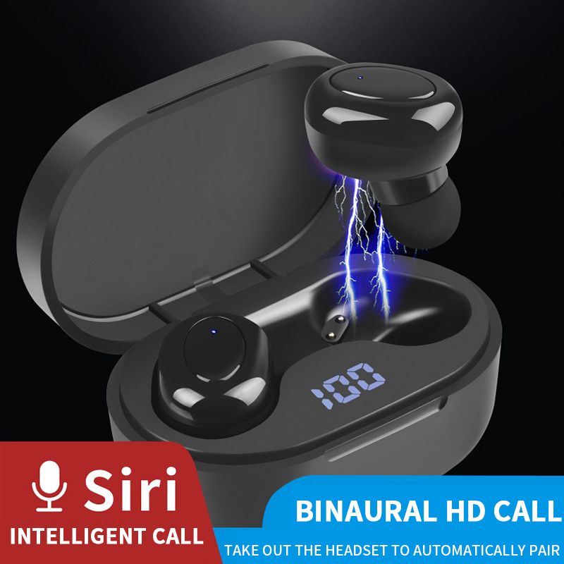 TWS Wireless Bluetooth Headset Noise Reduction LED Digital Display Headset Stereo Earbuds professional design