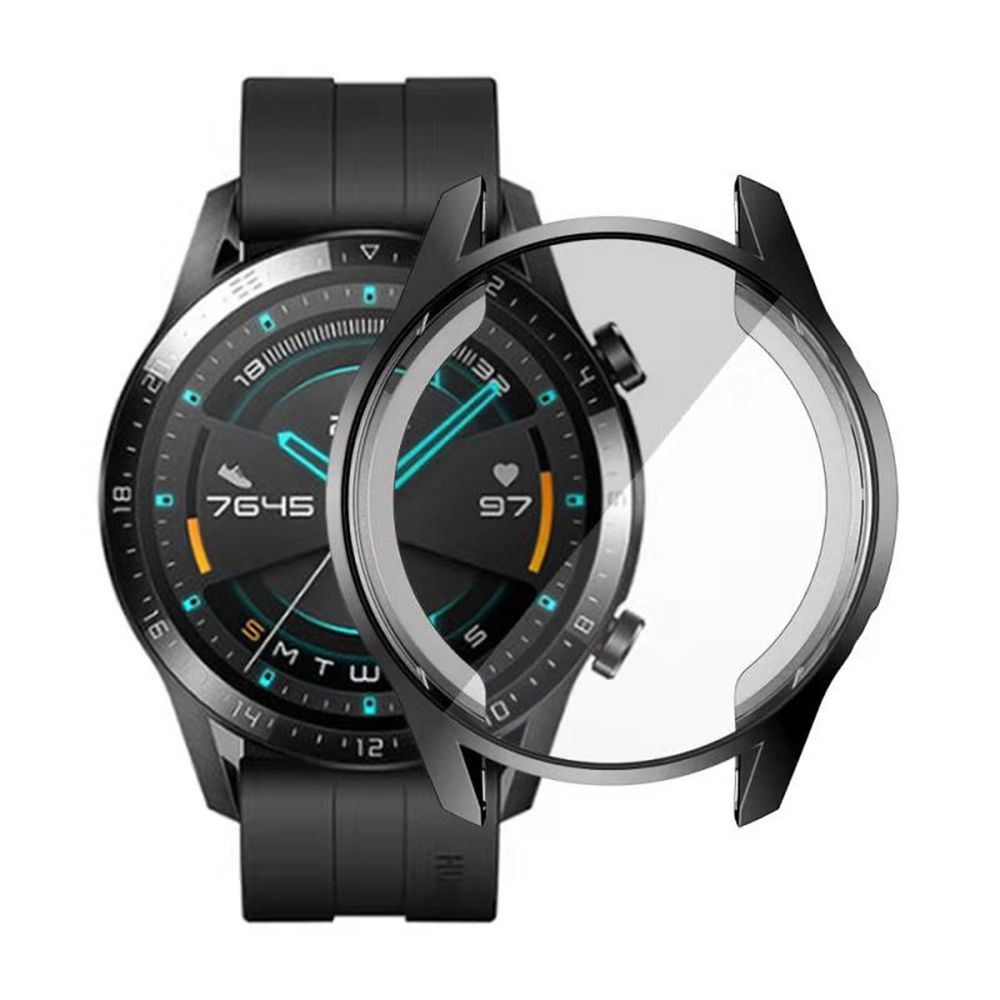 BBOOM Protective case for Huawei watch GT 2 46mm Soft tpu Full Screen Protection Case watch Protector Cover Accessories