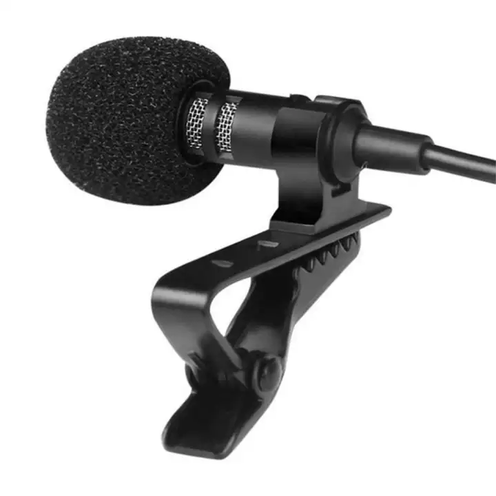 Omni Directional Metal 3.5mm Lavalier Smart Phone Recording Microphone bluetooth Mini Lapel Mic For PC Laptop camera - microphone - মাইক্রোফোন