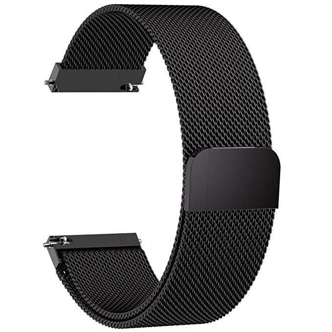 22mm Stainless Steel Magnetic Metal Wrist Band Strap