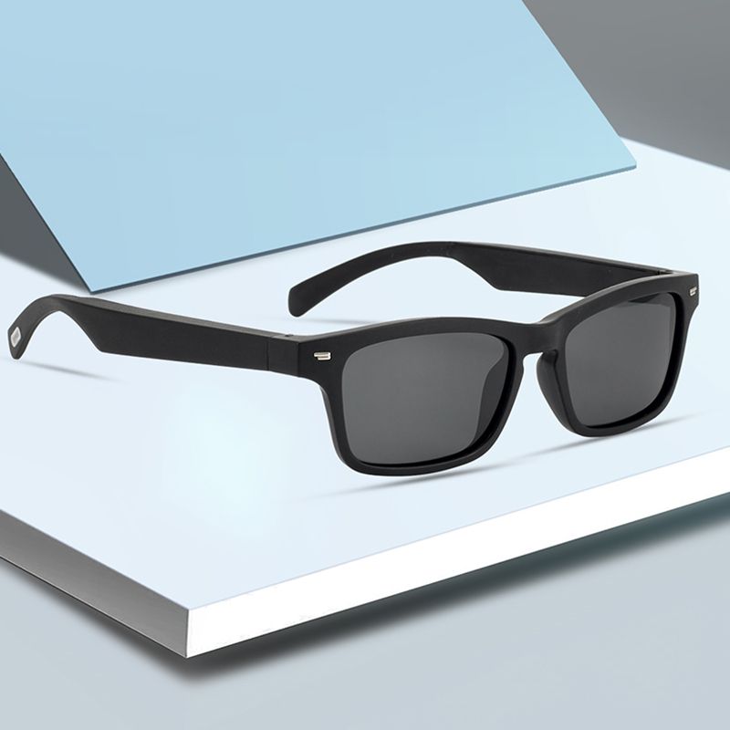 Anti Blue Lens Smart Glasses With TAC Polarized Lens And Magnetic Charger Support IOS/Andriod Bluetooth Calls And Music