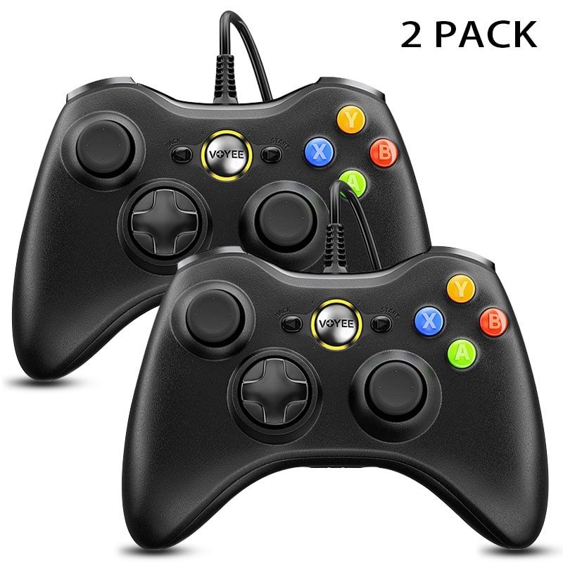 VOYEE USB Wired Gamepad for Xbox 360 Controller Game Controller Joystick for Xbox 360 Slim Windows 10 8 7 PC Control