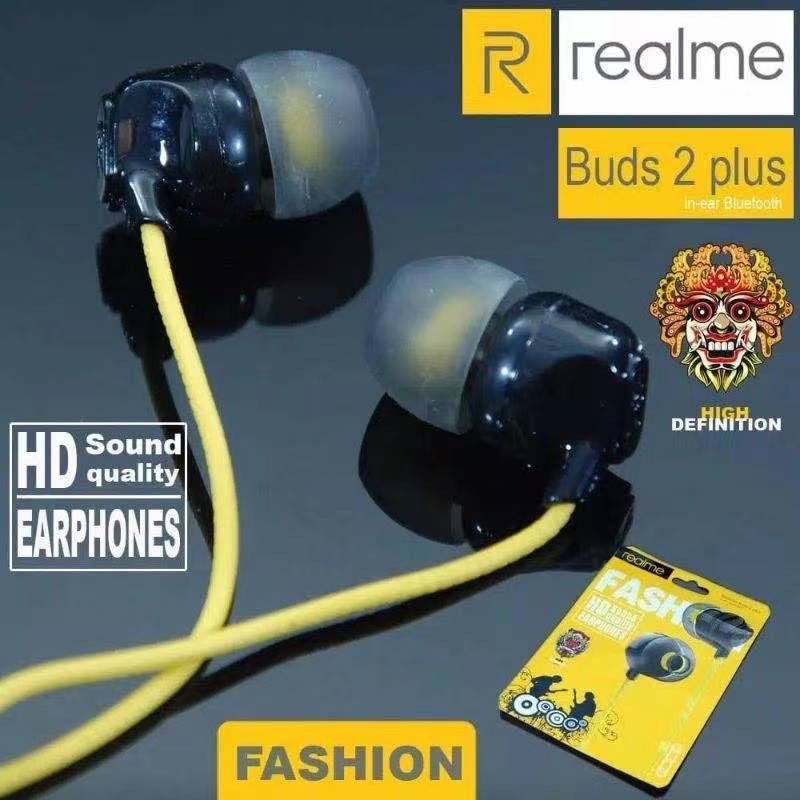 Realme Fashion buds Wired Earbud In-ear Stereo Earphones for All Smartphone
