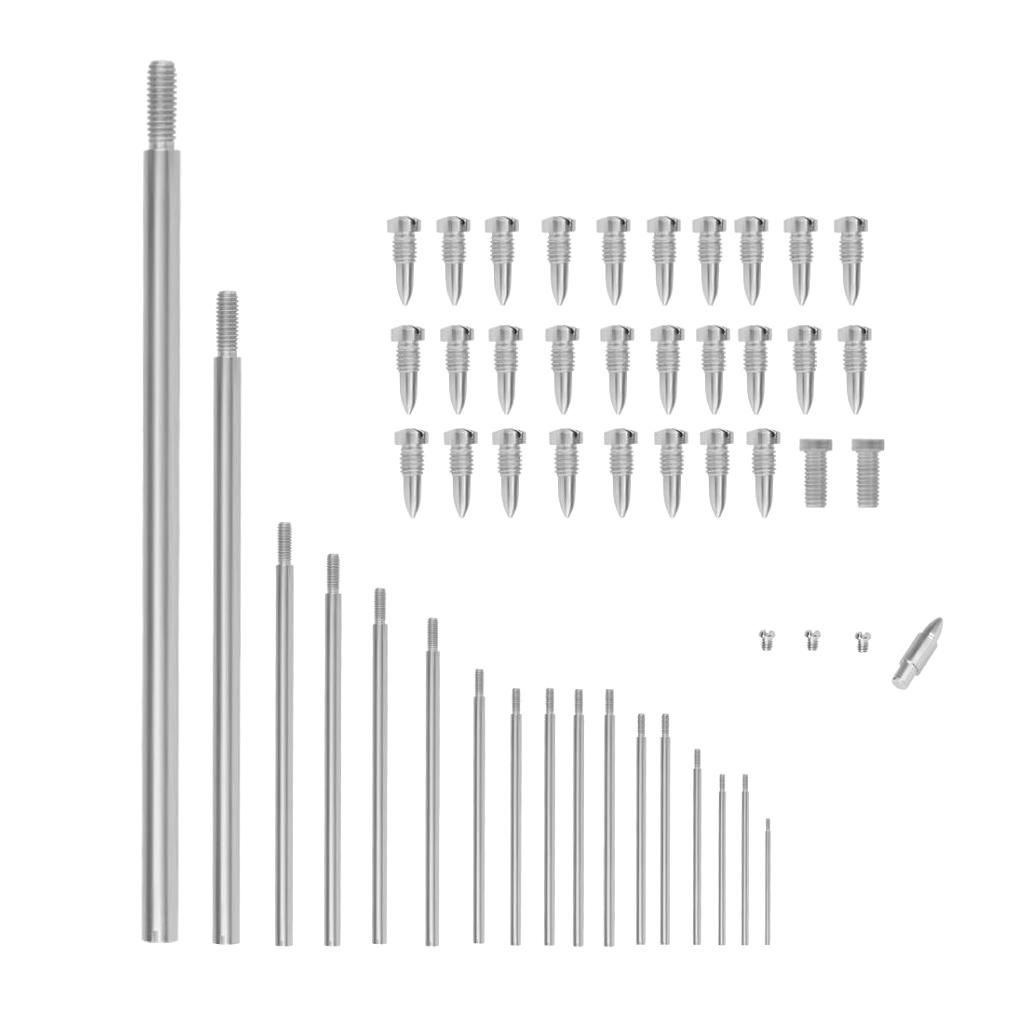 Metal Upper Bass Sax Repair Parts Threaded Rod Screw Tapered Nail Accessories