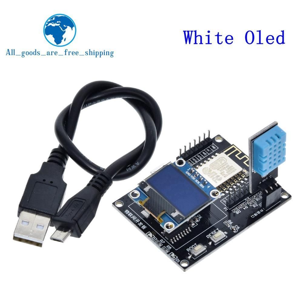 ESP8266 IoT Development Board +DHT11 Temperature and Humidity +0.96 oled Display SDK Programming Wifi Module Small System Board