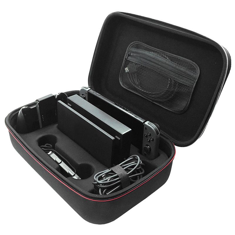 Yfashion Portable Hard Shell Protective Storage Pouch Carrying Bag Case Cover with Compartments