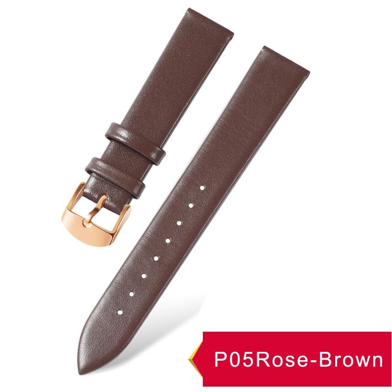 Watch Accessories 12mm-24mm  Leather Watch band For DW Daniel Wellington Watch Strap Fashion Pink Watchbands