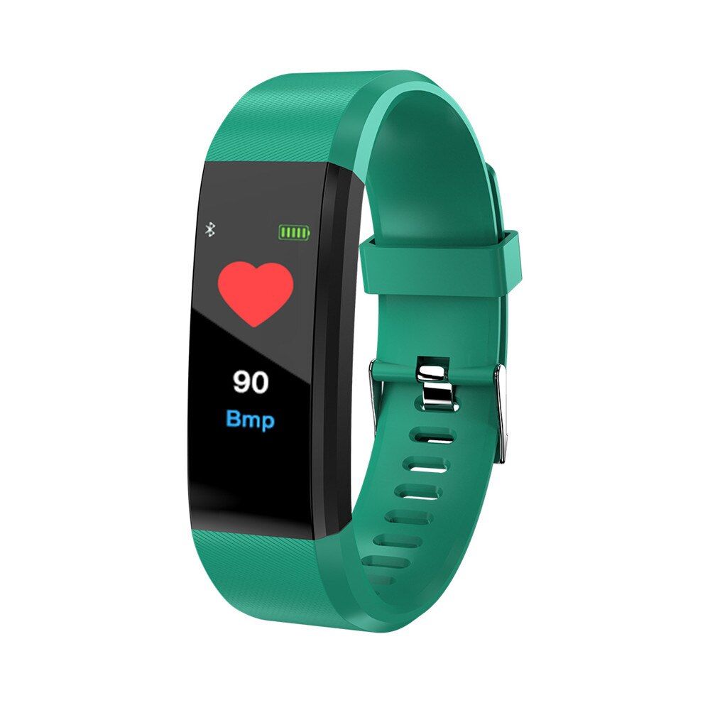 Reloj 115plus Smartwatch Man Women Smartband Waterproof Pedometer Heart Rate Blood Pressure Moniter Smart Watch Android Ios