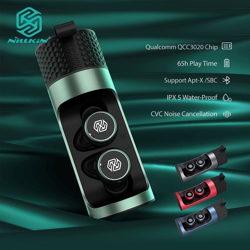 Nillkin Bluetooth 5.0 Headphones Wireless Earphone CVC Noise Cancelling Headset IPX5 Water Proof with Mic
