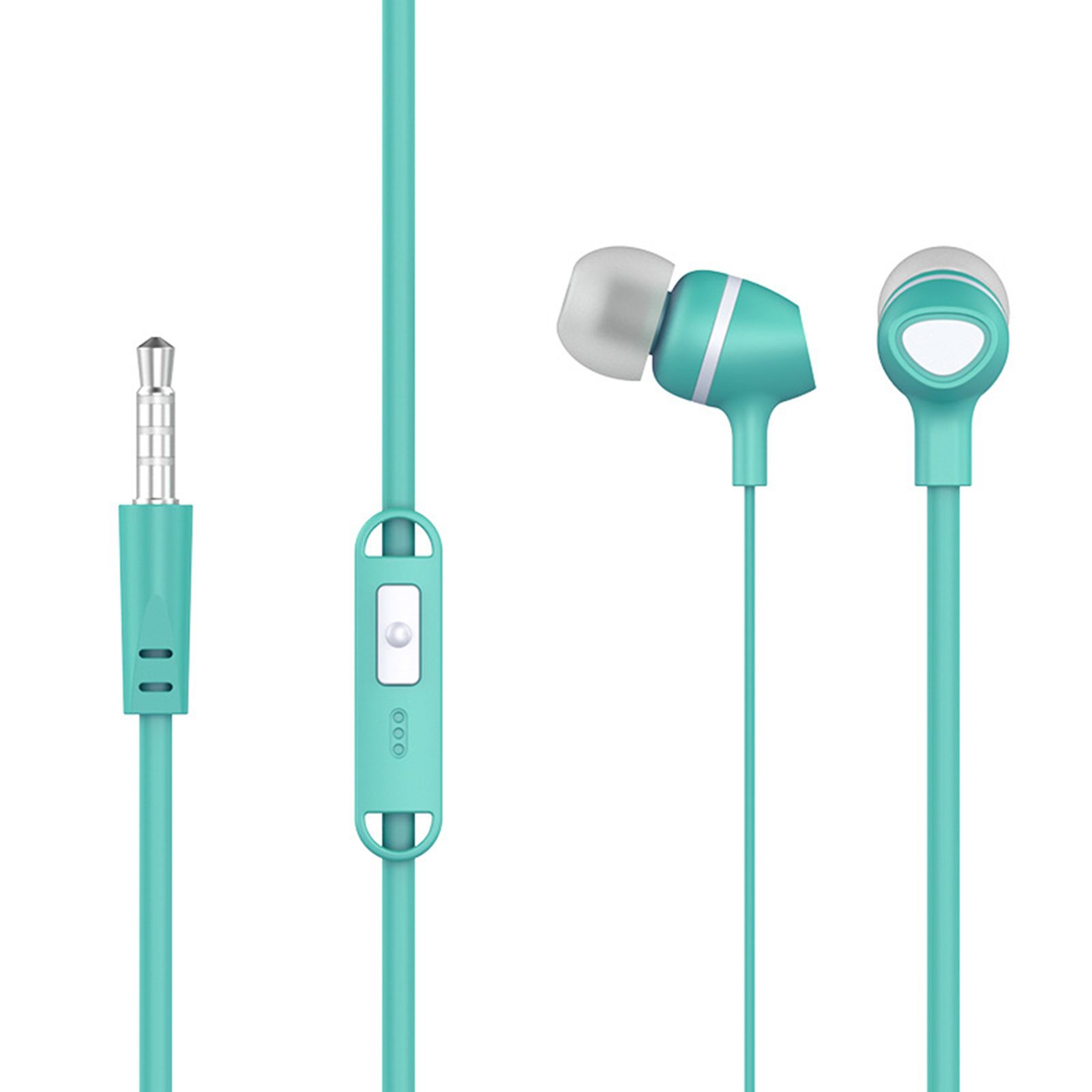 Green forest Wired Headset Universal 3.5mm Sports Earbuds Gaming Headphone