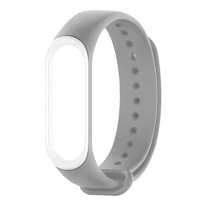 Replaceable Strap Band 3/4-grey and white