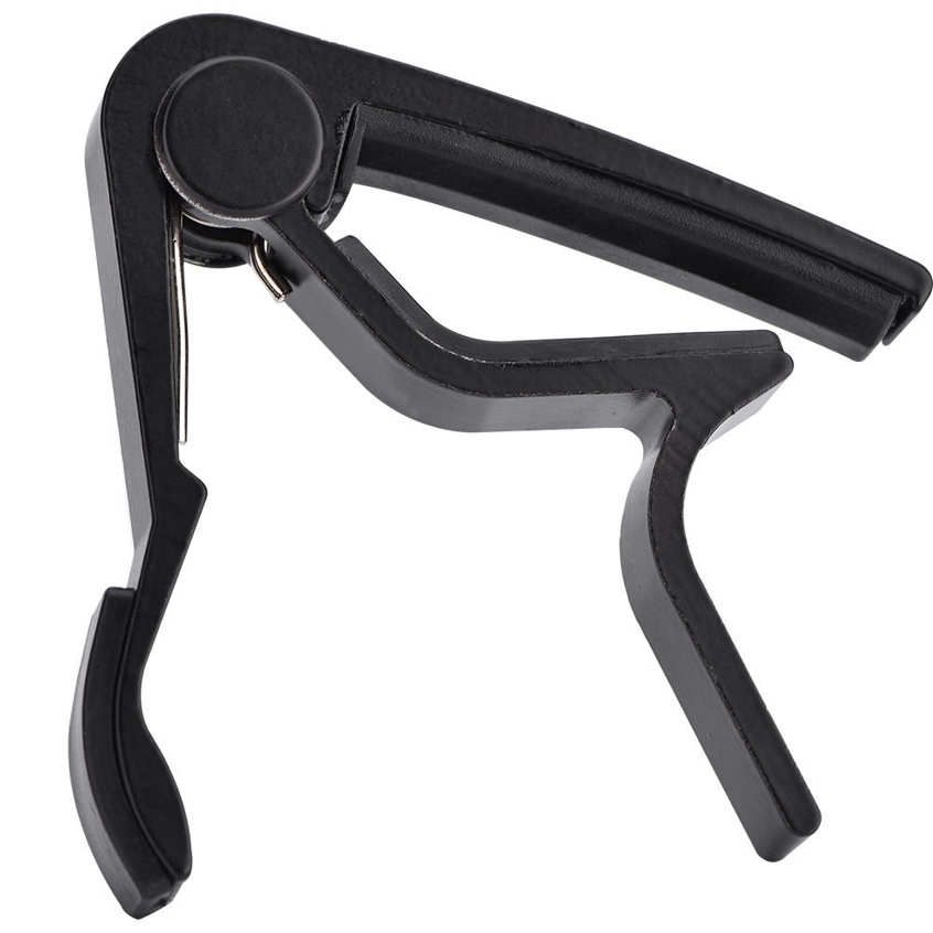 Folk Tuner Portable Quick Change Tune Clamp Handheld Capo for Guitar