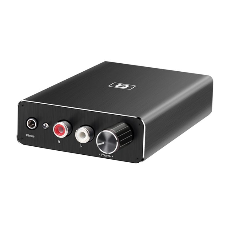 DA550 2.0 HIFI Optical Fiber Coaxial USB DAC Decoder 24BIT/192Khz DAC Headphone Decoder Digital Audio Amplifiers-EU Plug