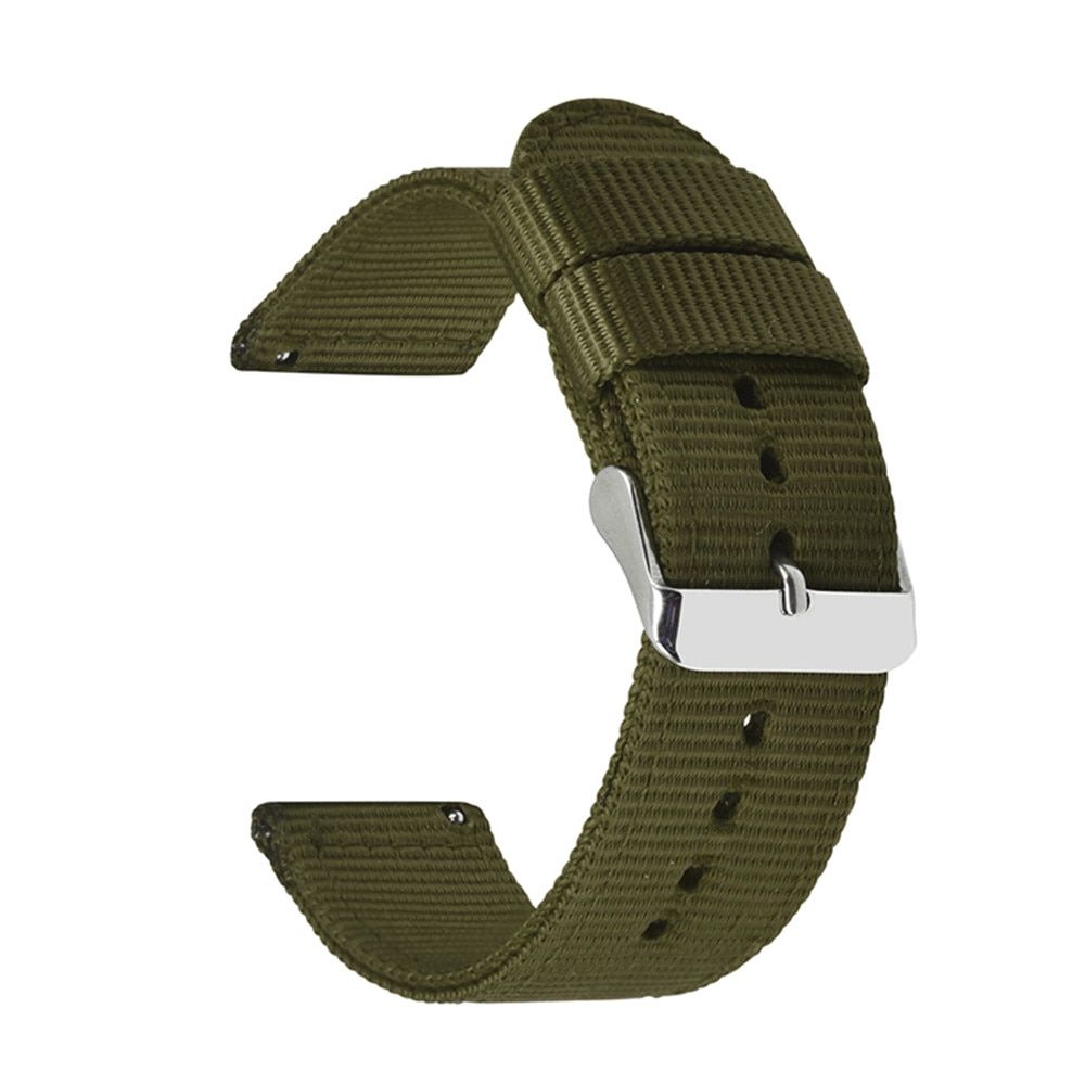 18mm 20mm 22mm 24mm Nylon Canvas Strap Watchband for Samsung Galaxy Watch 42mm 46mm Active 2 Gear S2 S3 Amazfit Bracelet Band