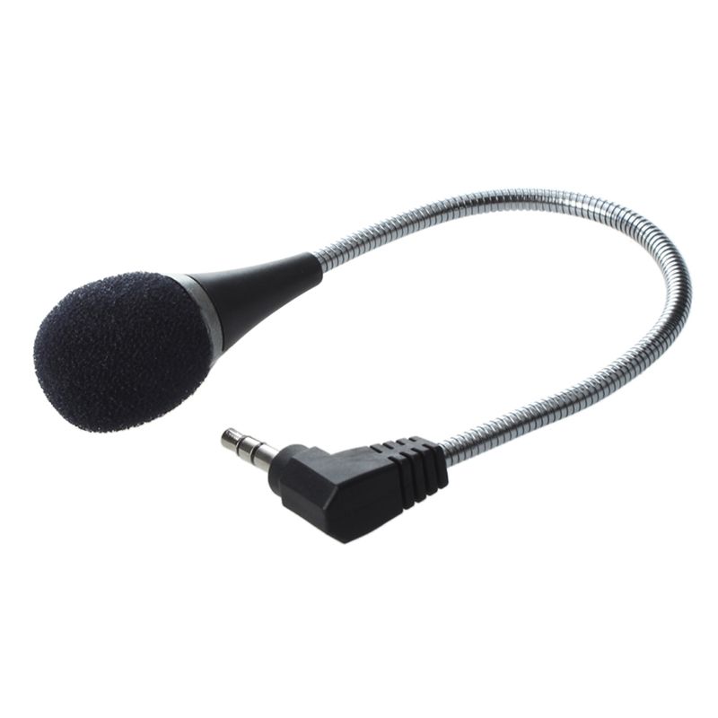 SODIAL(R) Mini 3.5mm Flexible Microphone for PC/Laptop/Skype