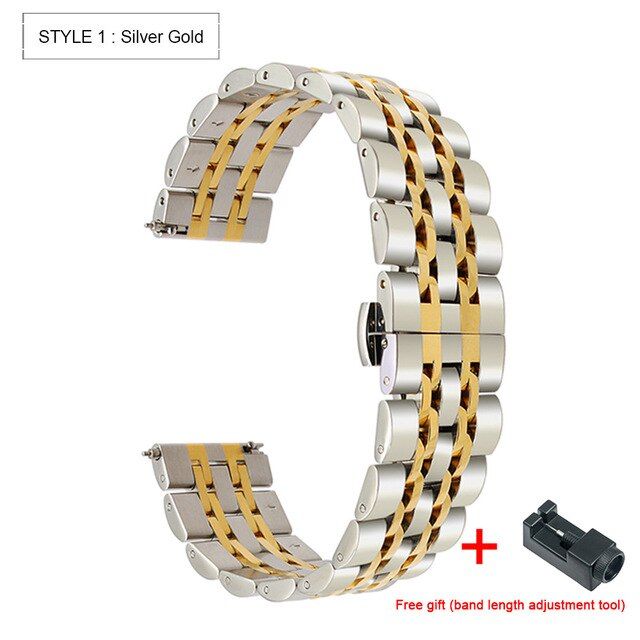 UEBN Classic Metal stainless steel Wrist Band For Huawei Watch GT 2 Pro Smartwatch Strap for GT 2 42 46mm 2e Bracelet Watchbands