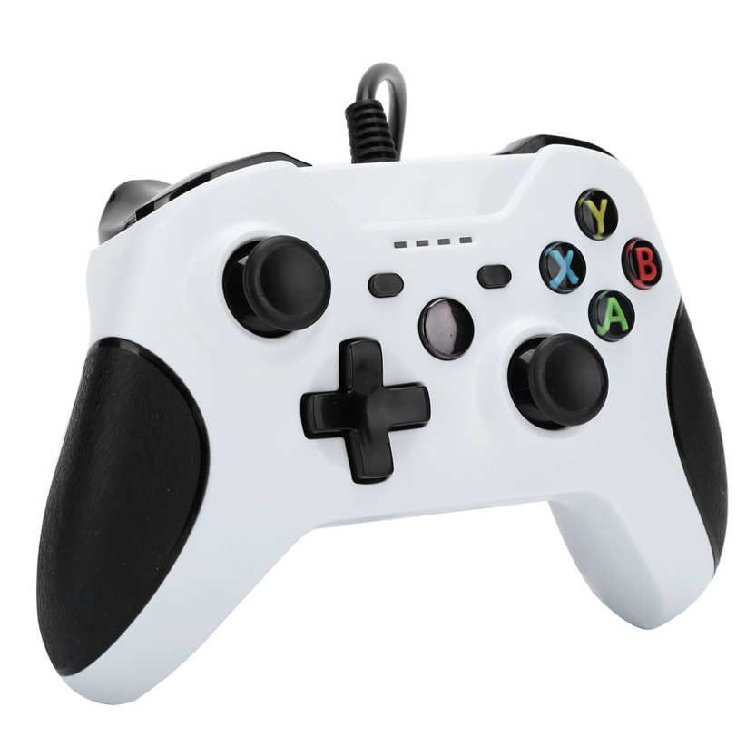 Romeng La USB Wired Game Handle Gamepad Controller Support PC Computer Games for XBOX ONE