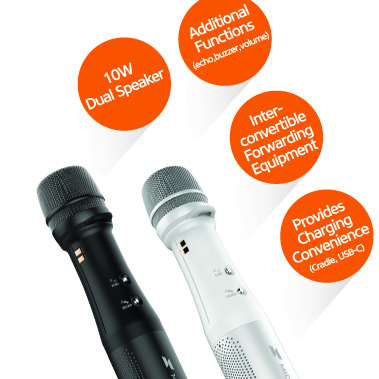 Microphone with Speaker (All in One microphone)