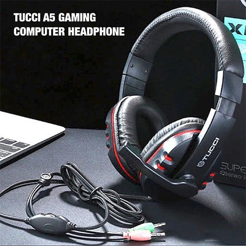 Tucci A5 Fighter Super Bass Stereo Headphone For Computer Laptop