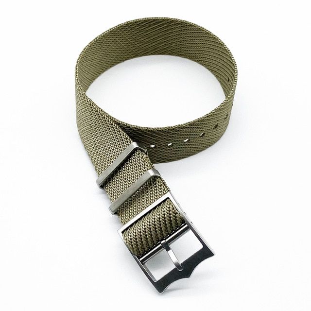 Premium-Grade Military Striped Zulu Nato Strap Nylon Watchbands For Tudor Watch Strap 20mm 22mm Movable Ring Military Bracelet