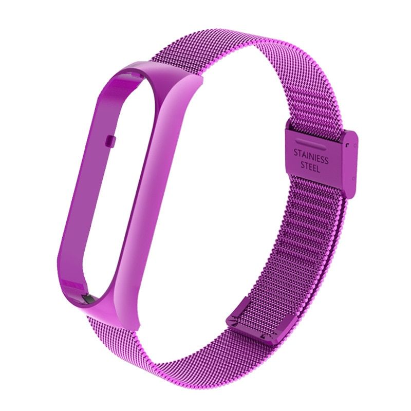 Smart Watch Bracelet Strap For Xiaoband 6 5 Metal Steel Wrist Band Replacement Straps Waterproof and Adjustable