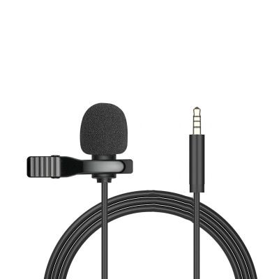 1.5m Mini rtable Lavalier Microphone Condenser Clip-on Lapel Mic Wired USB 3.5mm Type-C Microfon For Phone for Laptop PC 3.5mm