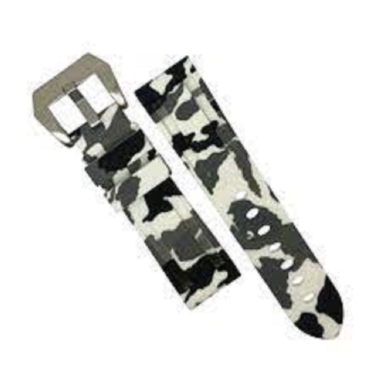 20mm Replacement Fashion Silicone Camo Watch Band Sports Rubber Strap For SmartWatch