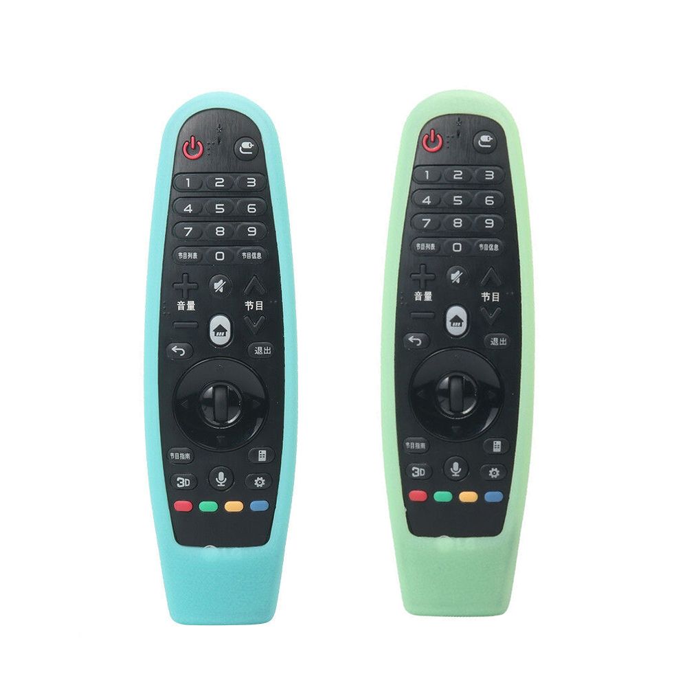 2 Pcs Shockproof Protective Cover for Lg An-Mr600/An-Mr650 Magic Motion Remote Control-Blue & Green