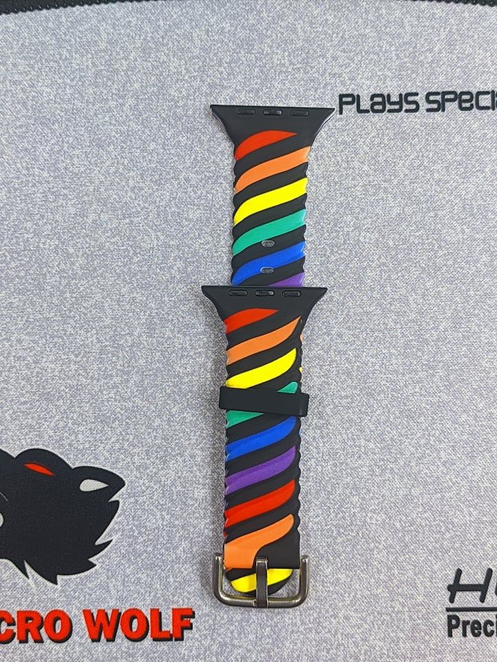 42mm/44mm/45mm Soft Fashion Silicone Replacement Strap For Smart Watch